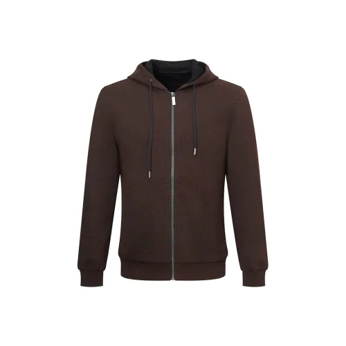 LIU·JO UOMO FW24 Толстовка Мужской Красный Кофейный