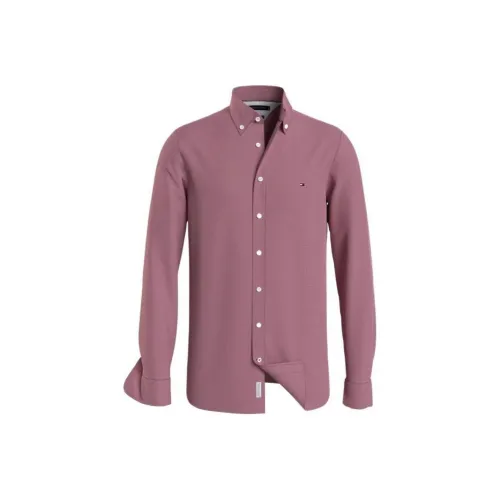 Tommy Hilfiger Red Men's Shirts Томми Хилфигер Красные Мужские Рубашки