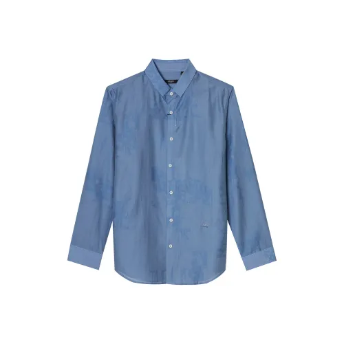 LIU·JO UOMO Синий Мужской Рубашки