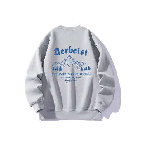 AERBEISI Серый Унисекс Свитшоты