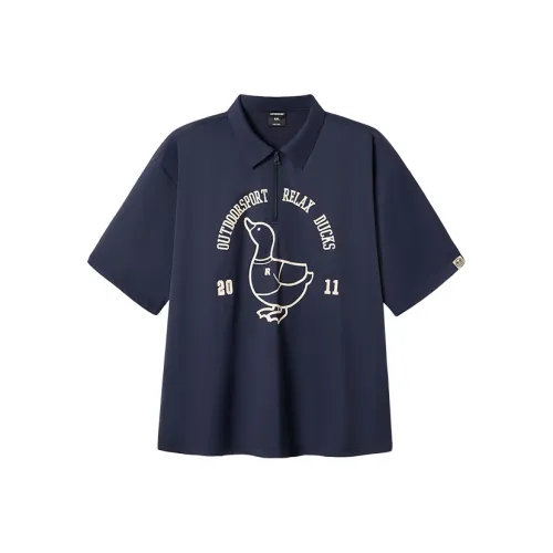 WAYNEXZAVIER Blue Men's Polo
