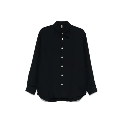 Черные мужские рубашки Sunflower