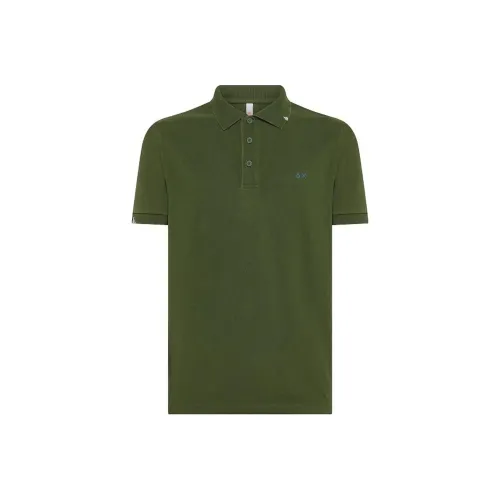 SUN68 Зеленая Мужская Поло