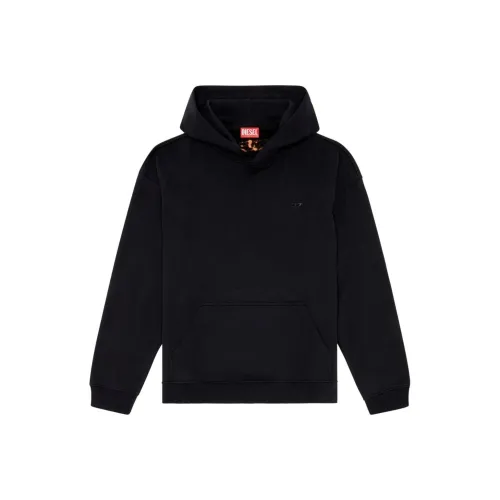 DIESEL SS24 Свитшот Мужской Черный