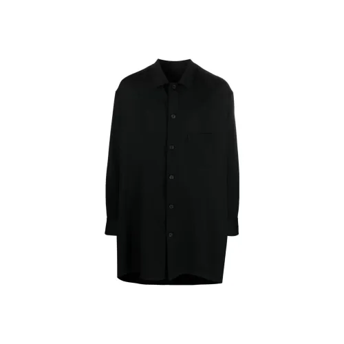 Yohji Yamamoto Obsidian Black Мужские Рубашки
