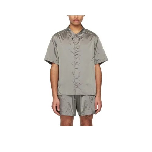 AMOMENTO SS24 Spread Ожерелье-чокер Рубашка Мужская Серый Серый