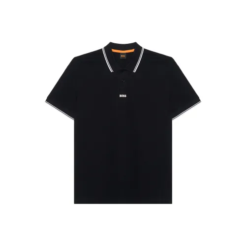 Hugo Boss SS22 Поло Мужское Черное