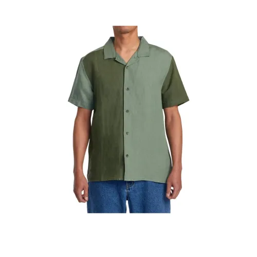 RVCA Зеленые Мужские Рубашки