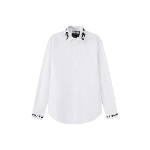 VERSACE JEANS COUTURE SS24 Рубашка Мужская Белая