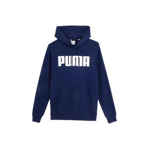 PUMA Толстовка Мужская Твидовая Синяя