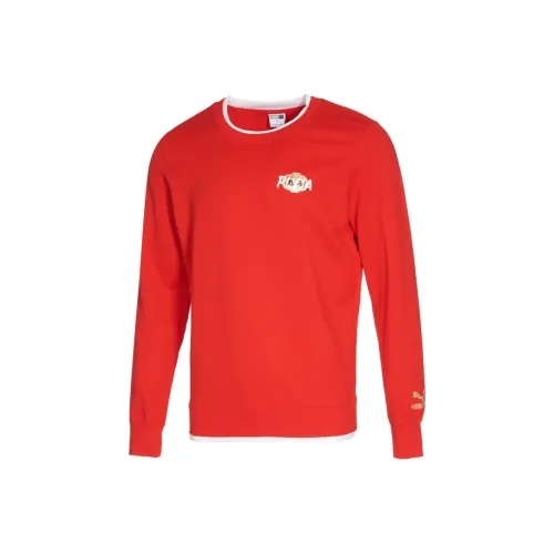 PUMA Красный Унисекс Свитшоты