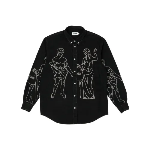 Дворцовый черный унисекс рубашки