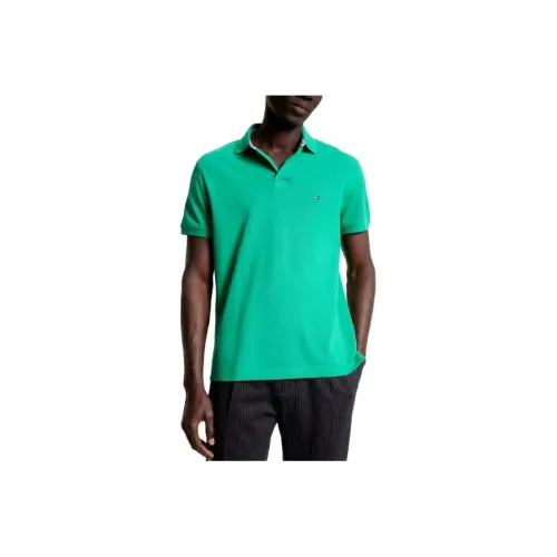 Tommy Hilfiger Стандартный крой 1985 POLO Поло Primary Зеленый Поло Мужской Зеленый