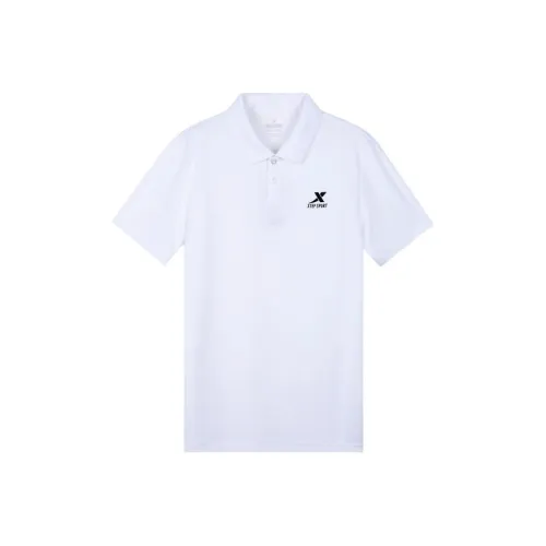 XTEP ZONGXUNXILIE Мужская поло жемчужно-белый