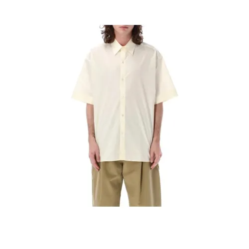 STUDIO NICHOLSON Рубашка Мужская Бежевая