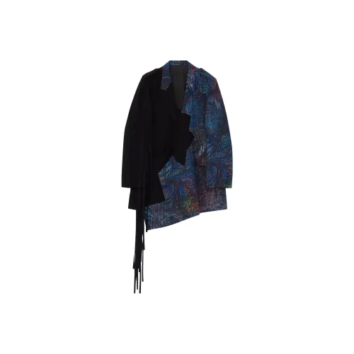 Yohji Yamamoto Рубашка Мужская Синяя