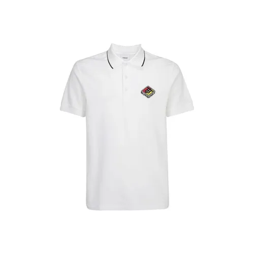 Burberry Поло Мужское Белое