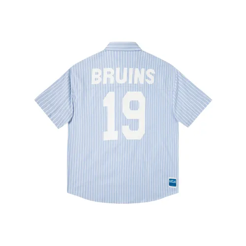 UCLA Светло-синие Унисекс Рубашки