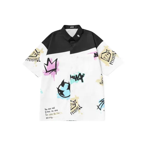 GENANX Белая унисекс рубашка