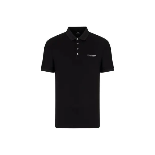 ARMANI EXCHANGEAE SS22 Поло Мужское Черное