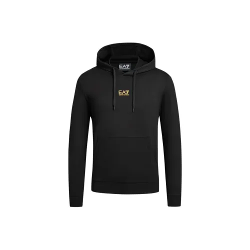 EMPORIO ARMANI EA7 FW24 Толстовка Мужской Черный