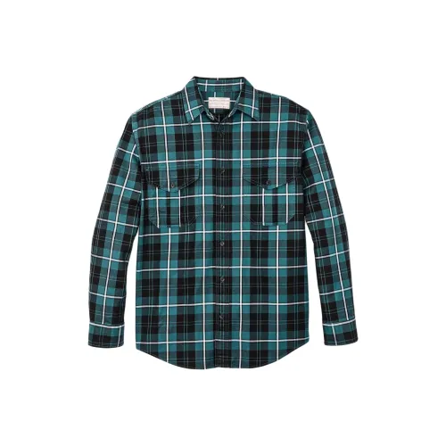 Filson FW24 Рубашка Мужская Синие Белые Смешанные Цвета