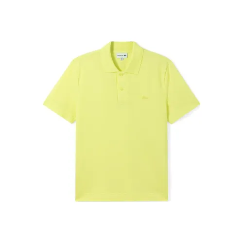 LACOSTE Collaboration Ярко-желтая мужская поло