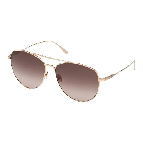 TOM FORD Металл Aviator Солнцезащитные очки Мужские Золотые