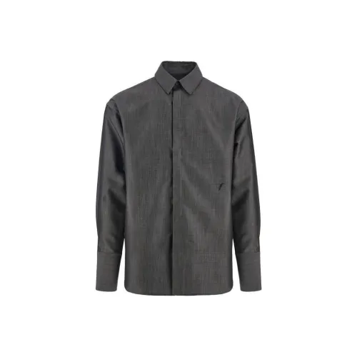 Ferragamo Серые Мужские Рубашки