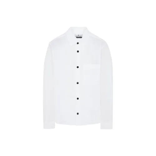 STONE ISLAND Белые Мужские Рубашки
