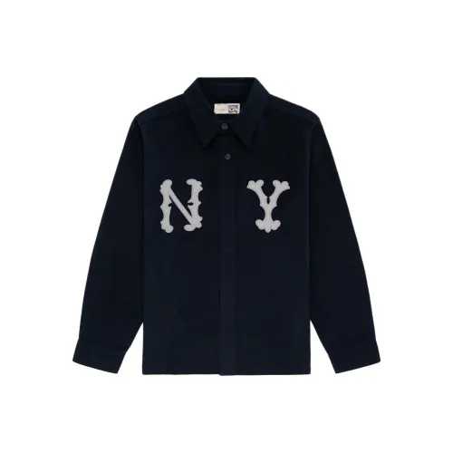 AIME LEON DORE FW24 Рубашка Мужская Морской Синий