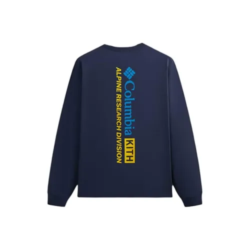 KITH x Columbia Свитшот Мужской Темно-синий