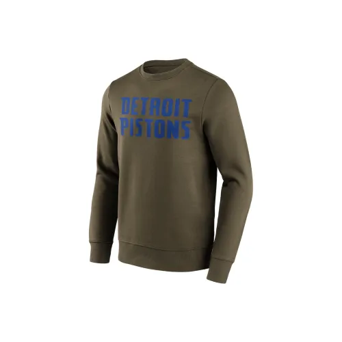 NBA Detroit Pistons Wordmark Свитшот Мужской Желтый