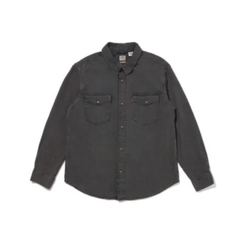 Levis Мужские Черные Рубашки