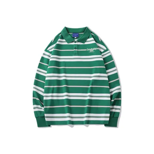 LAMLICKA Зеленое унисекс-поло