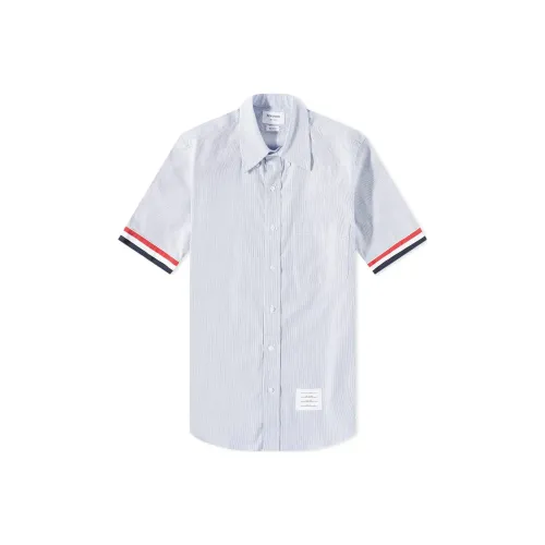 THOM BROWNE Серые Мужские Рубашки