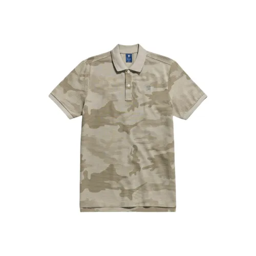 STAR RAW Elephant Кожа Шнур Камуфляж Мужская Поло