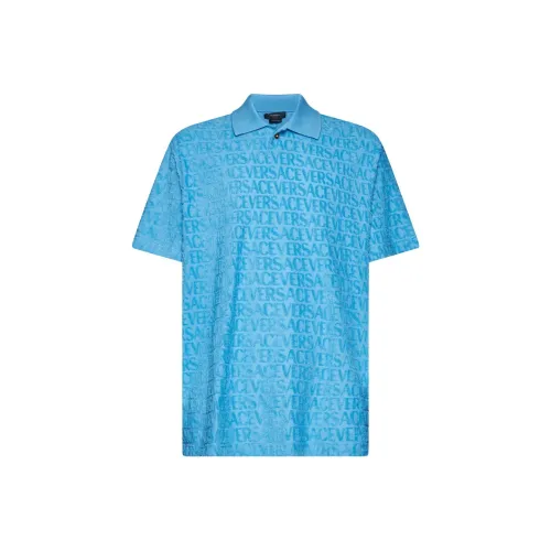 FANSIZHE SS23 Polo Мужской Небесно-Синий