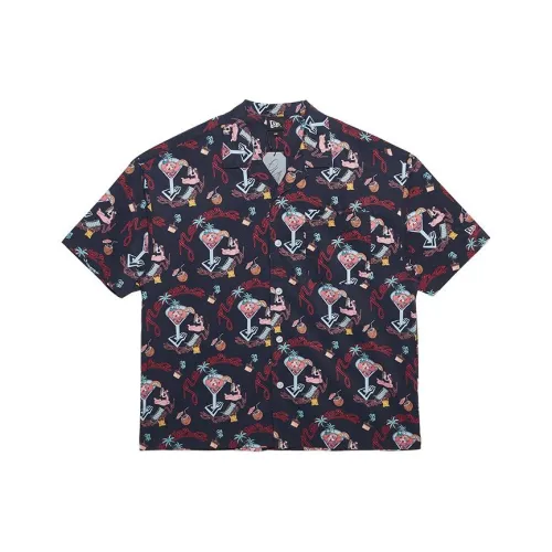 New Era Черные Унисекс Рубашки