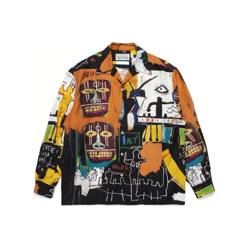 WACKO MARIA WACKO MARIA X Jean Michel Basquiat Многоцветные Унисекс Рубашки