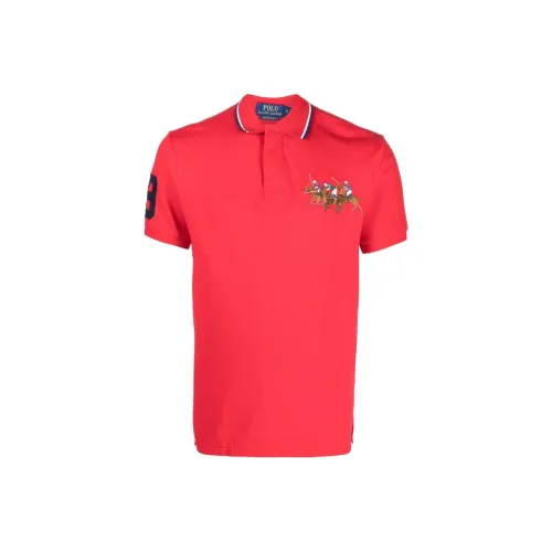Polo Ralph Lauren Ярко-красный Мужской Поло