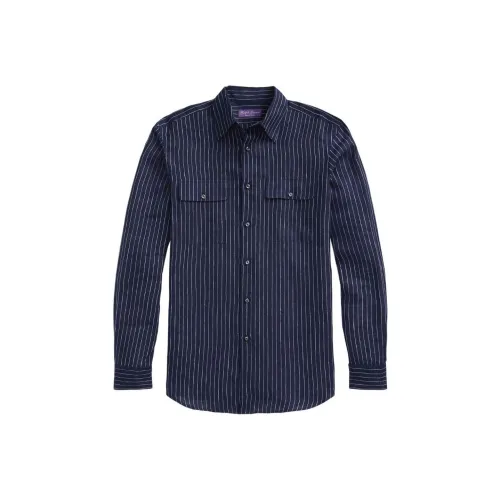 Polo Ralph Lauren SS24 Рубашка Мужская Морской Синий