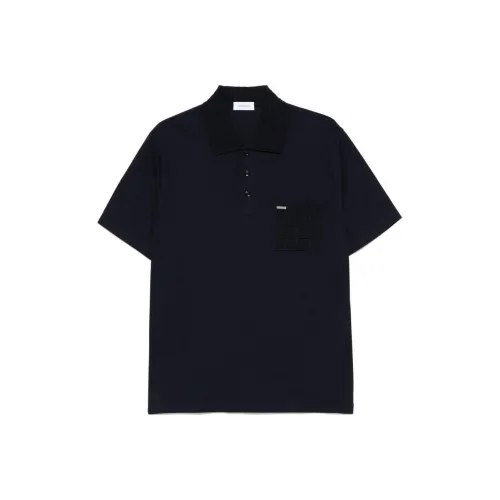 Ferragamo Поло Мужское Морской Синий