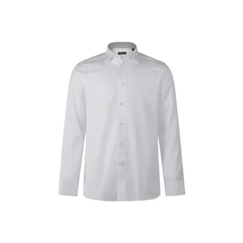 Ermenegildo Zegna Белые Мужские Рубашки