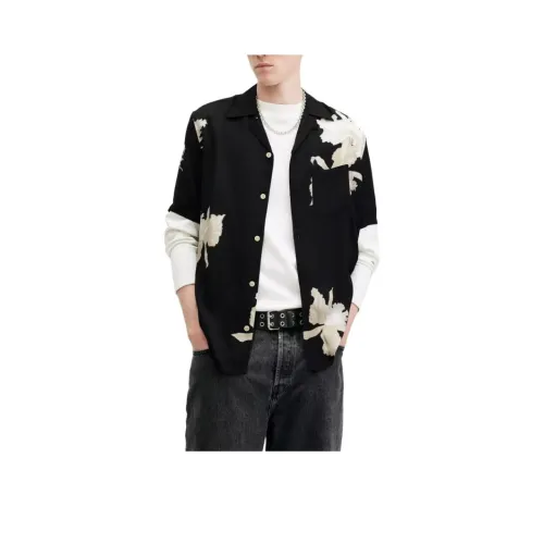 ALLSAINTS Мужские Черные Рубашки