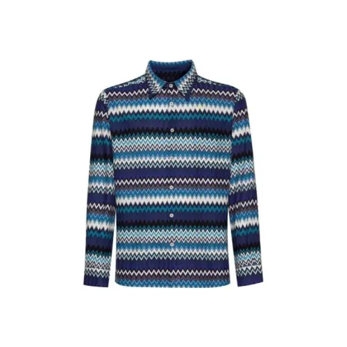 MISSONI Мужские Синие Рубашки