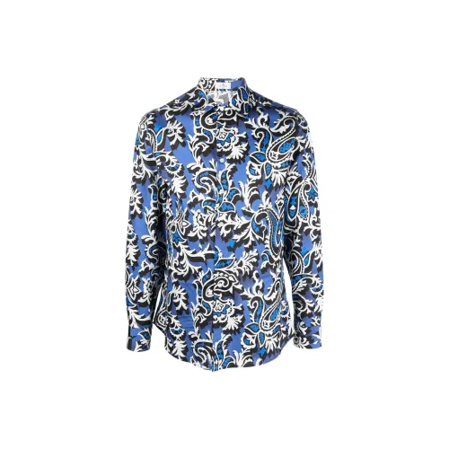 ETRO Мужские Синие Рубашки