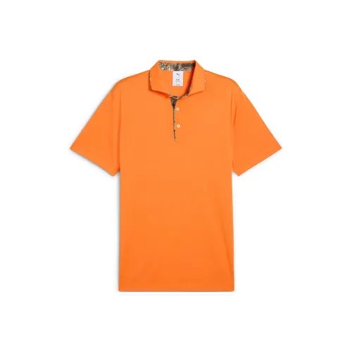 PUMA x REALTREE GOLF SS25 REALTREE Поло Мужское Оранжевое