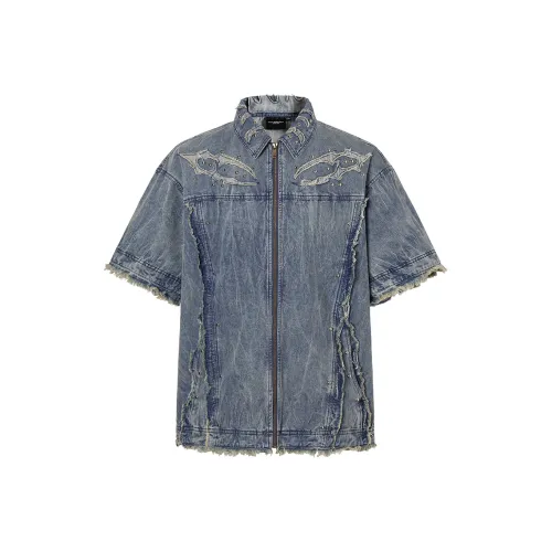 ROCAWEAR Синие Унисекс Рубашки