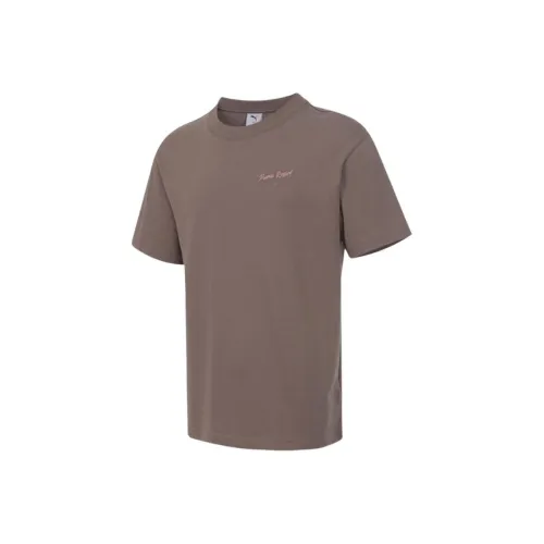 PUMA PremiumESS T Рубашка Мужская Коричневая